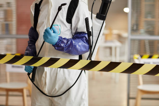 Professional Biohazard Cleanup technician working in Rancho Mirage, CA